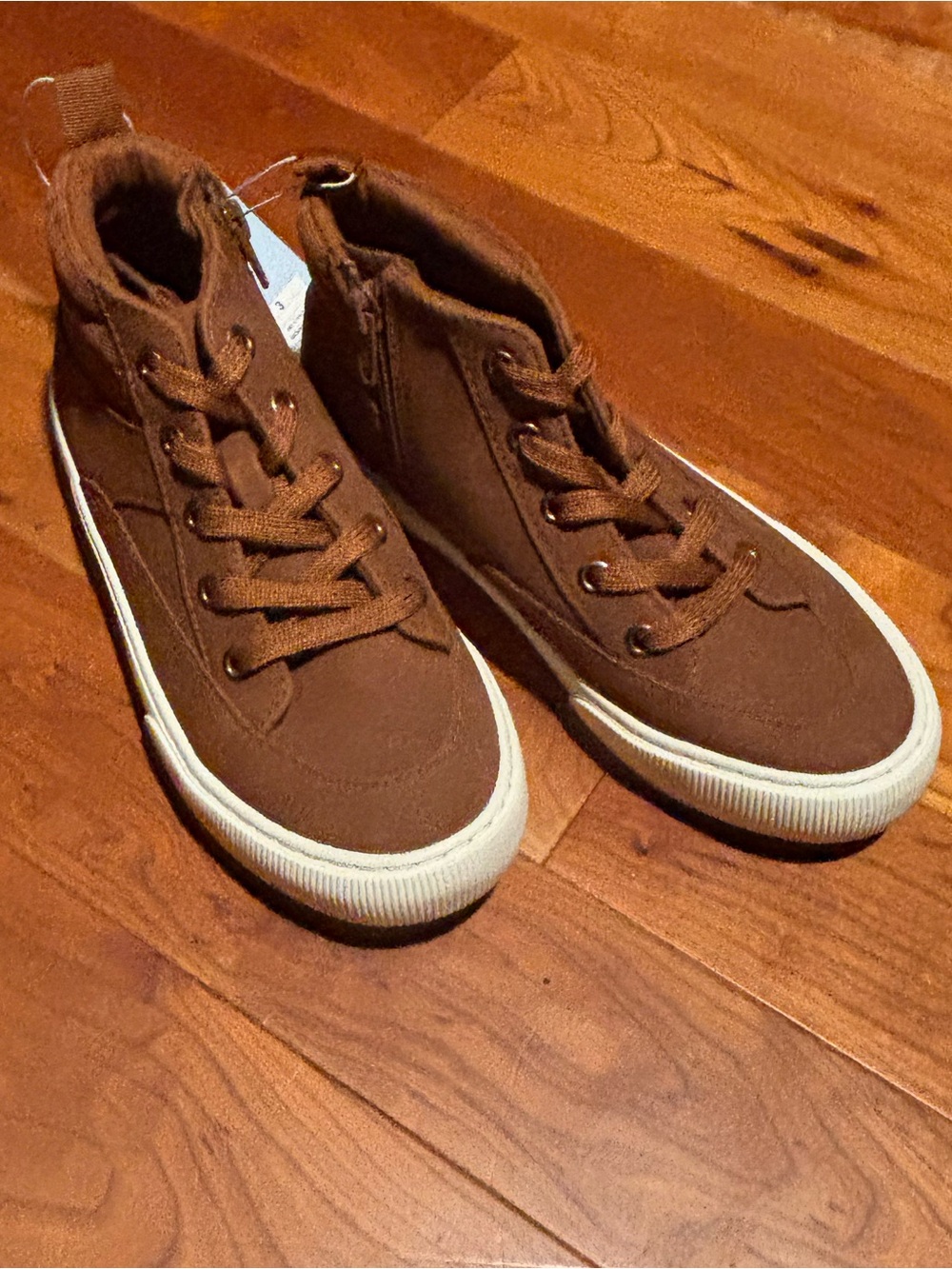 Cat & Jack Brown High-Top Kids Sneakers